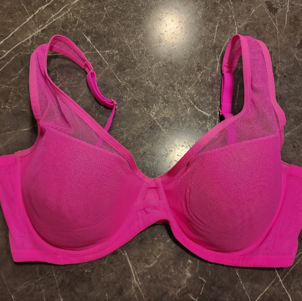 Vibrant Pink Underwire Bra